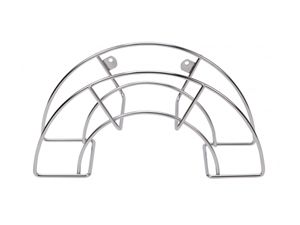 Supporto piccolo per tubo in acciaio inox 36,5x19,5x13,5 cm (Sauvic 3302) - Product Image 1