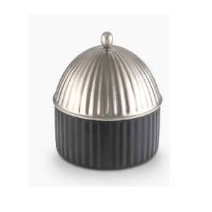 Servidor de cazuelas de diseñador moderno con acabado negro, olla caliente aislada para restaurante, vajilla, servidor de alimentos, olla caliente - Product Image 1