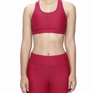 Conjunto Deportivo de 2 Piezas para Mujer, Ropa Deportiva Transpirable, Leggings Rojos para Ejercicio y Conjunto de Yoga sin Costuras de Alta Elasticidad - Product Image 3