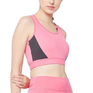 เสื้อชั้นในกีฬาไร้ตะเข็บสำหรับผู้หญิง แบบมีฟองน้ำ ไร้โครง สำหรับโยคะ ฟิตเนส ยืดหยุ่น นุ่ม ระบายอากาศได้ดี - Product Image 3