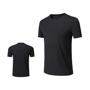 Camiseta deportiva de secado rápido para hombre, camiseta de capa Base de compresión transpirable de alta elasticidad atlética para correr en el gimnasio al aire libre - Product Image 1