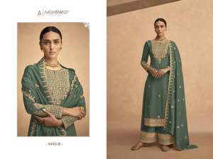 Mejor tela Última colección Excelente calidad Heavy Diamond Georgette Salwar Suit con bordado Trabajo Proveedor indio - Product Image 6