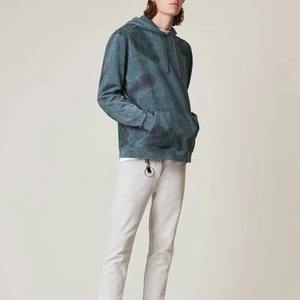 Venta al por mayor de color personalizado y logotipo de gran tamaño Sudadera con capucha para hombre Sudadera con capucha de color sólido impreso sudaderas con capucha para hombres - Product Image 4