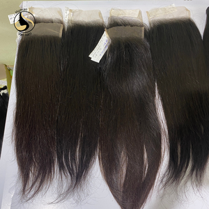 Extensiones de cabello humano brasileño 100% Real para mujeres negras, pelo liso con cierre frontal de encaje HD transparente de la mejor calidad, 4x4 - Product Image 6