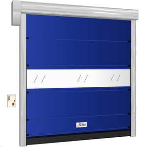 STX-RL180 - High Speed Fast Action Industrial Door Sound Insulation Warranty Personalized PVC Fabric Rigid Steel Bars - Product Image 1