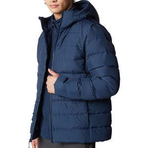 Custom <b>Men's</b> Logo Stand Collar Winter Puffer <b>Jacket</b> Premium Quality High Demand Fashionable Warm Comfortable <b>Jacket</b> - Product Image 4