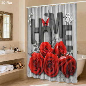 Custom Printed Waterproof Shower <b>Bathroom</b> Rug <b>Set</b> for <b>Bathroom</b> Non-Slip Shower Curtain Bath <b>Mat</b> - Product Image 2