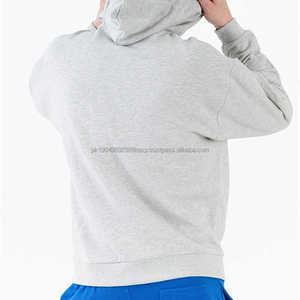 Sudaderas con Capucha para Hombre, Talla 3XL, Algodón Grueso, Logotipo Personalizado Bordado, Hombros Caídos, Estilo Urbano, Invierno - Product Image 2