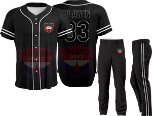 Haute qualité personnalisé antibactérien décontracté sport Baseball uniforme pantalon ensembles 220g Polyester imprimé Baseball Softball porter - Product Image 2