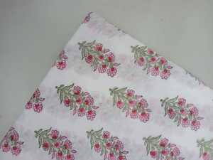 Tela de algodón estampada a mano, tela estampada al por mayor - Product Image 2