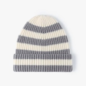 หมวกบีนนี่ถักนิตติ้งที่อบอุ่นสำหรับใส่ได้ทั้งชายและหญิงผ้าแจ็คการ์ดหนาทำโลโก้ได้ตามต้องการสำหรับฤดูหนาว - Product Image 3