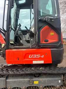Miniexcavadora Multiusos Kubota U35-4 de 3.5 Toneladas |   Miniexcavadora Kubota U35-4 de giro cero, excavadora de cadenas de 3.5 toneladas - Product Image 5