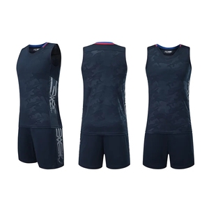 Diseño personalizado de los hombres de media manga sublimación impresa voleibol corto Jersey transpirable conjunto uniformes - Product Image 2