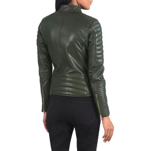 Veste en cuir pour femmes, nouvelle arrivée du fabricant, respirante, pure, pour femmes et filles, logo personnalisé, mode OEM, veste en cuir pour femmes - Product Image 2