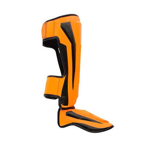 Espinilleras de Fútbol Duraderas, Ligeras y Flexibles de Cuero PU, Protección Profesional con Cierre de Velcro - Product Image 3