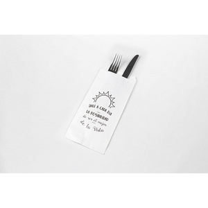 <b>White</b> 9x24cm 40gsm Cutlery <b>Paper</b> Bag Professional <b>Paper</b> 1000pcs B2B - Product Image 1