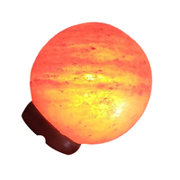 Lampe de Sel Rose Naturelle d'Origine Pakistanaise, Porte-Bougie en Cristal de Pierre de Sel, Veilleuse Créative pour Décoration de Bureau