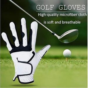 Gants de golf en cuir véritable de qualité supérieure, super doux, antidérapants, respirants, pour main gauche/droite, accessoire sportif - Product Image 6