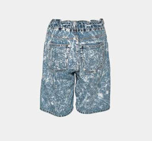 Short en jean pour homme conçu sur mesure été Vintage solide brodé Streetwear lavé à l'acide Style High Street respirant - Product Image 3