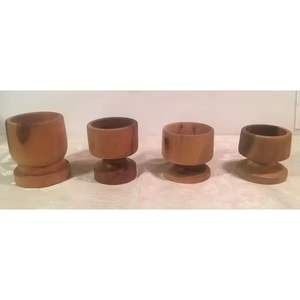 Bougeoir en bois pour décor à la maison candélabres faits à la main centres de mariage Antique pilier titulaire bougeoir décoratif - Product Image 4