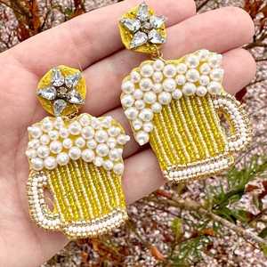 Multi Design European and American Style Breaded <b>Gold</b> <b>Earrings</b> Wholesale Western Beaded <b>Earrings</b> Bohemian <b>Set</b> - Product Image 6