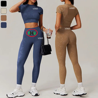 Ropa Deportiva para Mujer, Leggings de Yoga y Running con Cintura Elástica, Estampado Simple, Peso Medio, Ecológicos, de Spandex/Poliéster, Transpirables