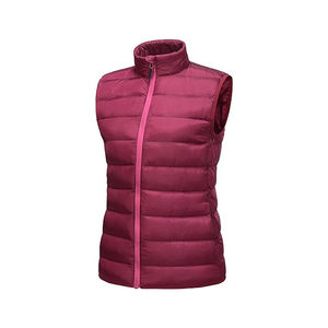 Chaleco Acolchado de Invierno para Mujer al por Mayor, Chaqueta sin Mangas con Cremallera, Tejido de Punto, Relleno de Poliéster, Color Personalizado, Ropa Exterior Informal - Product Image 1