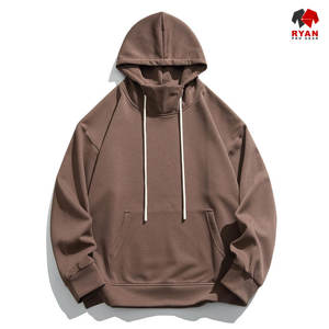 Ryan Pro Gear Men's <b>Hoodie</b> with Front Custom Logo 100% Cotton Fleece Fabric Breathable Casual Winter Wear OEM Service - Product Image 3