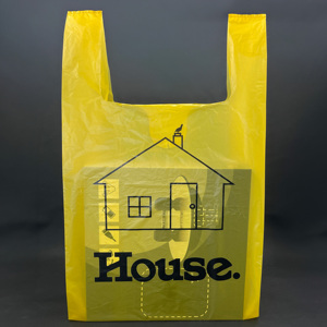 Precio del fabricante, camiseta de comestibles, bolsas de gran tamaño, camiseta personalizable impresa en Color, bolsas de plástico para supermercado, proveedor Haplast - Product Image 4