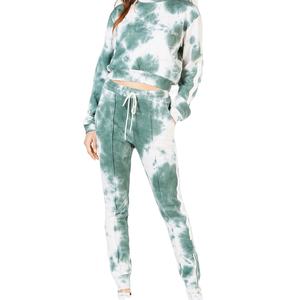 2025 haute qualité personnalisé hiver femmes survêtement 2 pièces ensemble sweats à capuche pantalon à manches longues tenue décontracté chaud femmes survêtement - Product Image 1