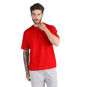 T-shirt décontracté à manches courtes en coton 100% écologique, coupe oversize, séchage rapide, personnalisable et coloré, de haute qualité - Product Image 1