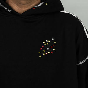 เสื้อฮู้ดดี้ผู้ชายผ้าฝ้ายแท้ 100% คุณภาพสูง ขายส่ง ดีไซน์เองได้ สวมใส่สบายสำหรับฤดูหนาว ทรงโอเวอร์ไซส์ สไตล์เบสิก - Product Image 3