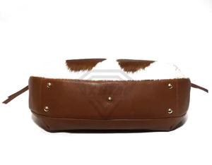 Sac à bandoulière en cuir de vachette véritable pour femmes résistant à l'eau et portable pour un usage quotidien pour les sacs en cheveux de vache d'été et d'automne - Product Image 4