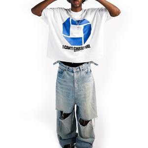 Boxy เสื้อยืดฮิปฮอป250 GSM สำหรับผู้ชายเสื้อยืดโอเวอร์ไซส์สไตล์วินเทจผ้าคอตตอนขนาดใหญ่ออกแบบได้ตามต้องการ - Product Image 4