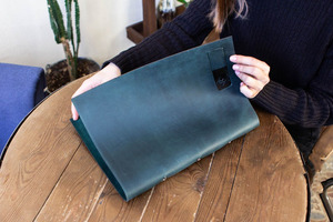 โฟลเดอร์จัดระเบียบเซิร์ฟเวอร์เมนูหนัง LMC-0088ที่สามารถปรับแต่งได้สำหรับร้านอาหารโรงแรมคาเฟ่ - Product Image 5