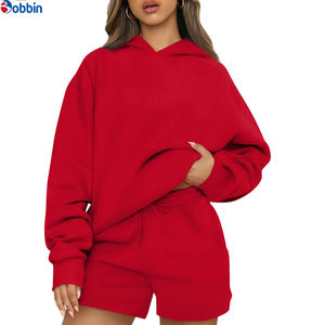 ชุดเซ็ตเสื้อฮู้ดแฟชั่นผู้หญิงพิมพ์ลายโลโก้ตามสั่ง 2 ชิ้น ชุดเซ็ตพิมพ์ลายดิจิทัล 2 ชิ้น ชุดออกกำลังกายสำหรับฤดูใบไม้ร่วง รับผลิตตามแบบ - Product Image 2