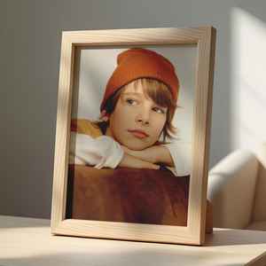 Diy Wooden Photo <b>Frame</b> Minimalist display Handmade PDF Guide Downloadable Step By Step Image Available - Product Image 3