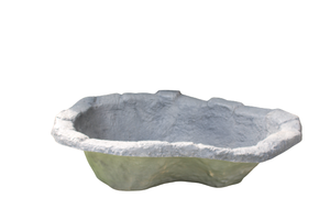 บ่อรูปไข่65ลิตรทำจากไฟเบอร์กลาสกันน้ำทนทานต่อสภาพอากาศดีไซน์ทันสมัยสำหรับใช้ในสวน - Product Image 4