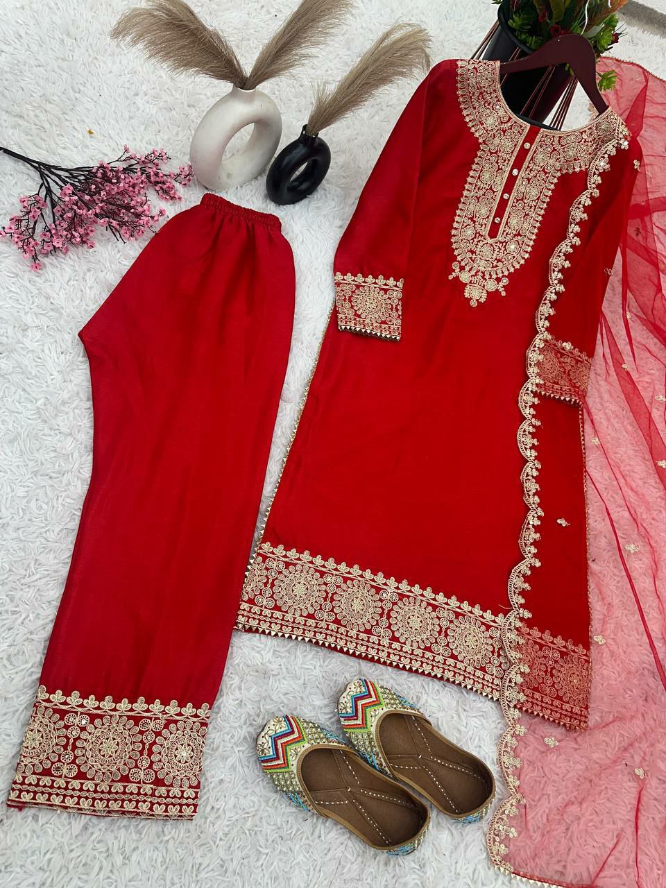white christmas dresses Buy Pakistani Style Suit main image 1