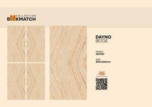 60x120 cm diseño Bookmatch porcelana esmaltada azulejos vitrificados Dayno Beige diseño español 600x1200mm azulejos para sala de estar dormitorio - Product Image 3