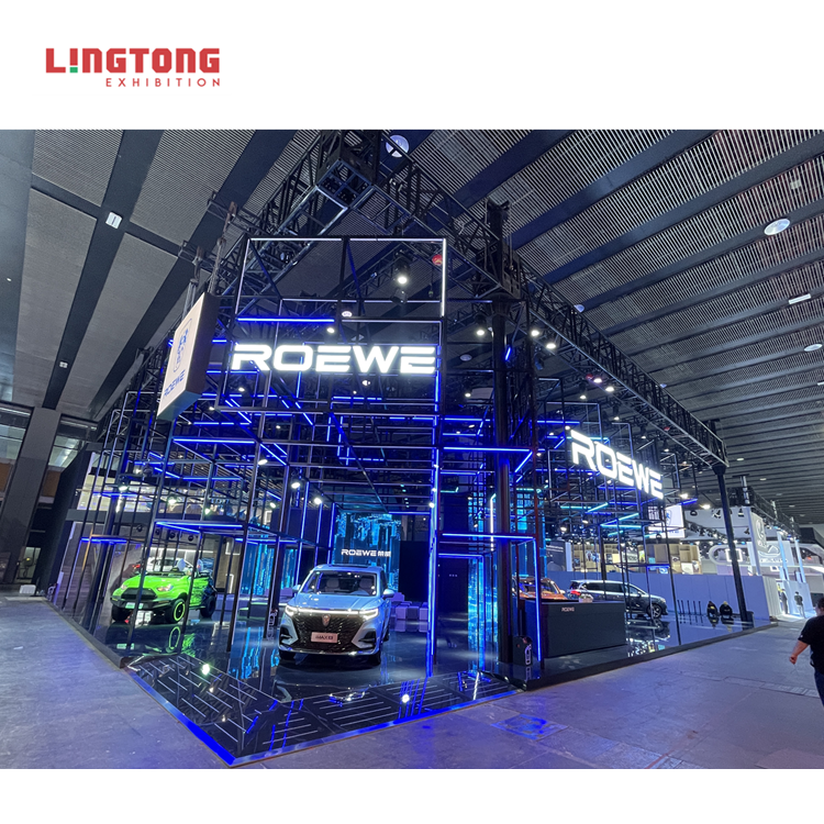 Customized Booths for Car Exhibitions - LINGTONG Aluminum Stands