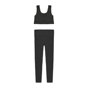Nouveauté, vêtements de sport et de yoga pour femmes de haute qualité, ensemble de yoga d'entraînement personnalisé en 2 pièces à vendre - Product Image 1