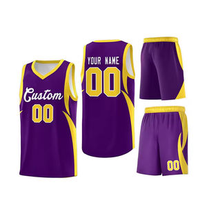 Nuevo Diseño de Uniforme de Baloncesto al por Mayor, Logotipo Personalizado e Impresión por Sublimación, Camiseta y Pantalones Cortos - Product Image 4