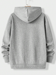 OEM Oversized Pullover Hoodies Drop Shoulder Heavy Weight Custom Print Hoodies para hombres de alta calidad - Product Image 6