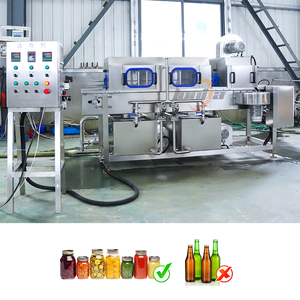 Lavadora de latas de alta presión de 500-1500 piezas/hora, máquina de enjuague por aire para latas, máquina de lavado de latas, máquina de envasado de zumos - Product Image 3