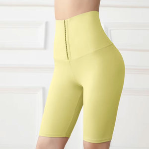 Pantalon de yoga sans couture personnalisé haut de gamme pour femmes, legging taille haute pour la course à pied, élasthanne/nylon respirant, taille élastique - Product Image 6
