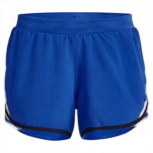 Shorts Deportivos de Lona para Mujer, Cintura Alta, con Logotipo Personalizado, Transpirables, de Secado Rápido, con Bolsillos, Ajuste Deportivo, OEM - Product Image 1
