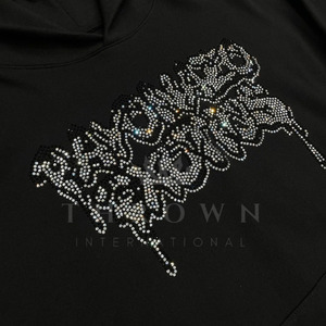 Sudadera con Capucha Extra Grande para Hombre, de Invierno, 100% Algodón, con Bordado, Lavado a la Piedra, Estilo Desgastado, Servicio OEM Personalizado Premium - Product Image 4