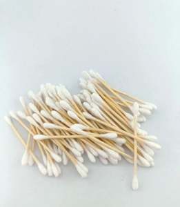 Nouveauté : Coton-tiges en bambou double tête de haute qualité, lisses et élégants, pour usage clinique, vente en gros OEM, 100 bâtonnets, prix promotionnel - Product Image 2