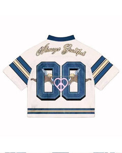 Tissu éponge, vêtements de sport de football américain, maillots 100% polyester, prêts à être expédiés, meilleure qualité, maillots cousus - Product Image 3